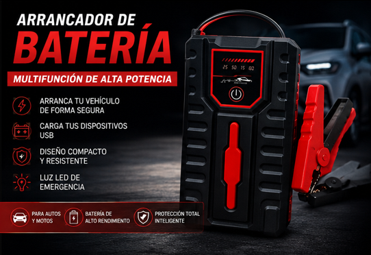 PowerBoost™– Arrancador de Batería Multifunción de Alta Potencia