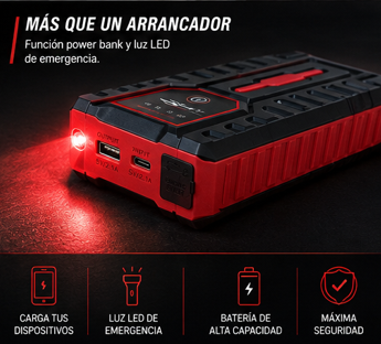 PowerBoost™– Arrancador de Batería Multifunción de Alta Potencia