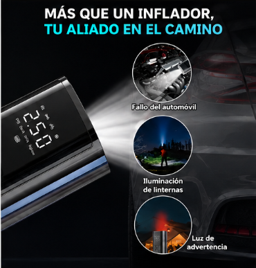 InflatePro™ – Inflador Digital Portátil con Pantalla LED