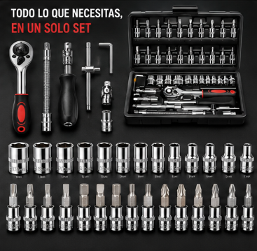 ProKit 34™ – Juego de Herramientas 1/4"