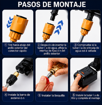 PowerWash Go™ – Lavadora a Presión Portátil Inalámbrica