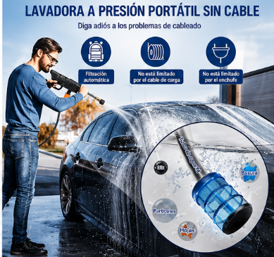 PowerWash Go™ – Lavadora a Presión Portátil Inalámbrica