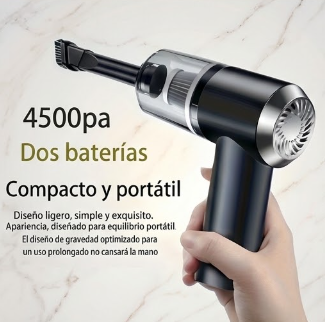 AeroVac Pro™ - Aspiradora Portátil de Mano para Auto y Hogar (4500Pa / 4000mAh)