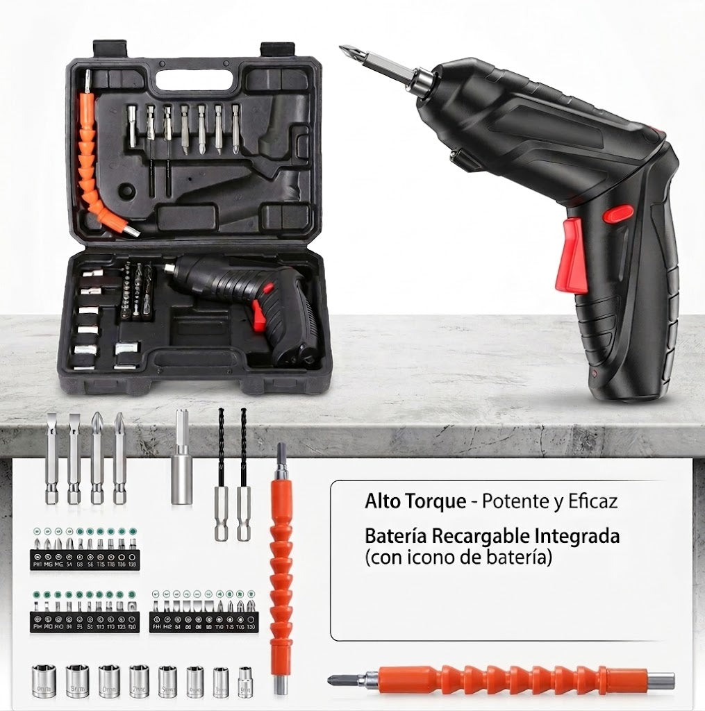 FlexTorque™– Atornillador Inalámbrico Articulado